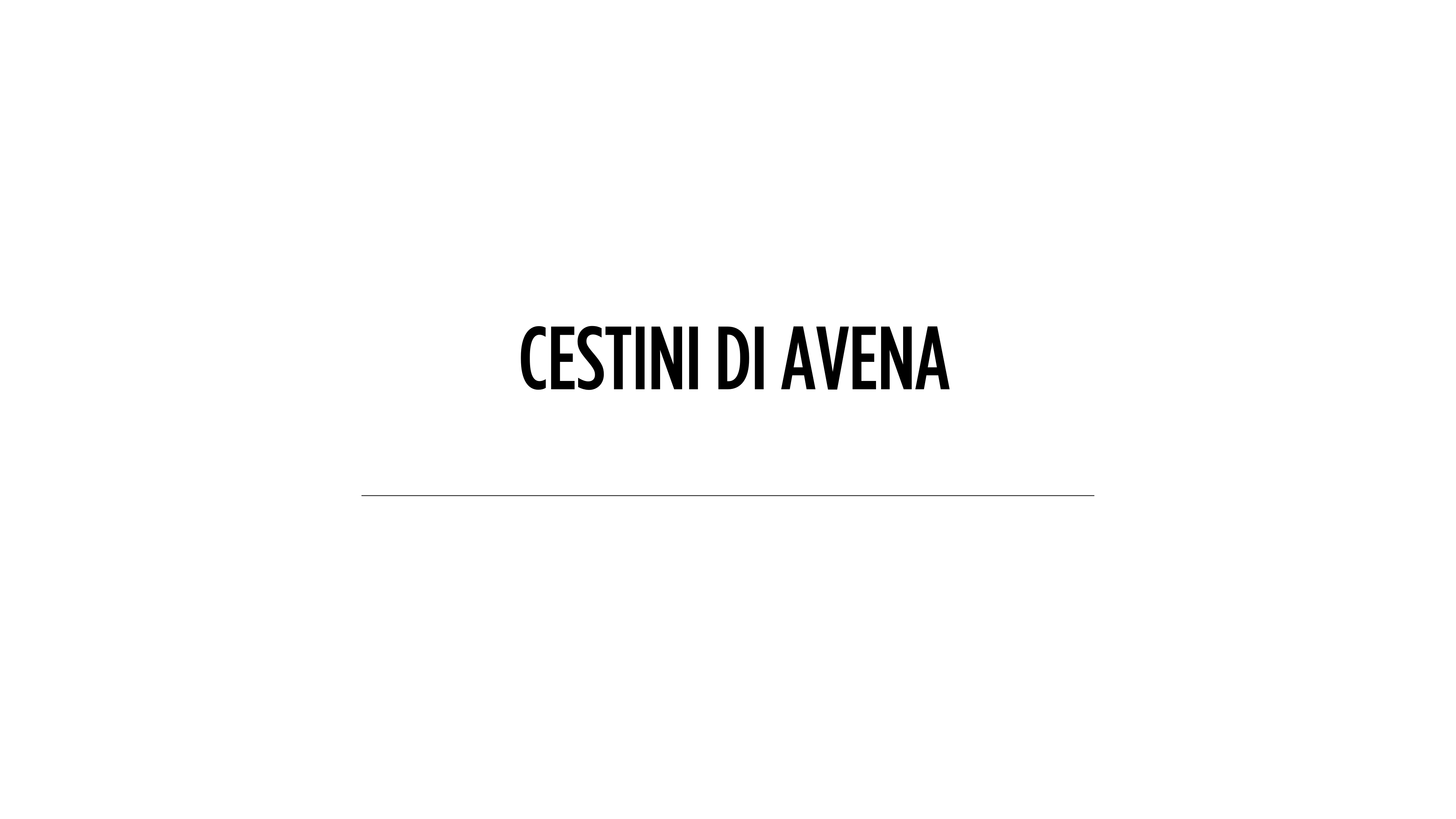 titolo cestini di avena